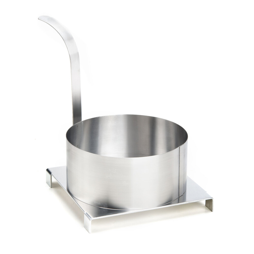 8" Funnel Cake Mold Ring with Base Plate