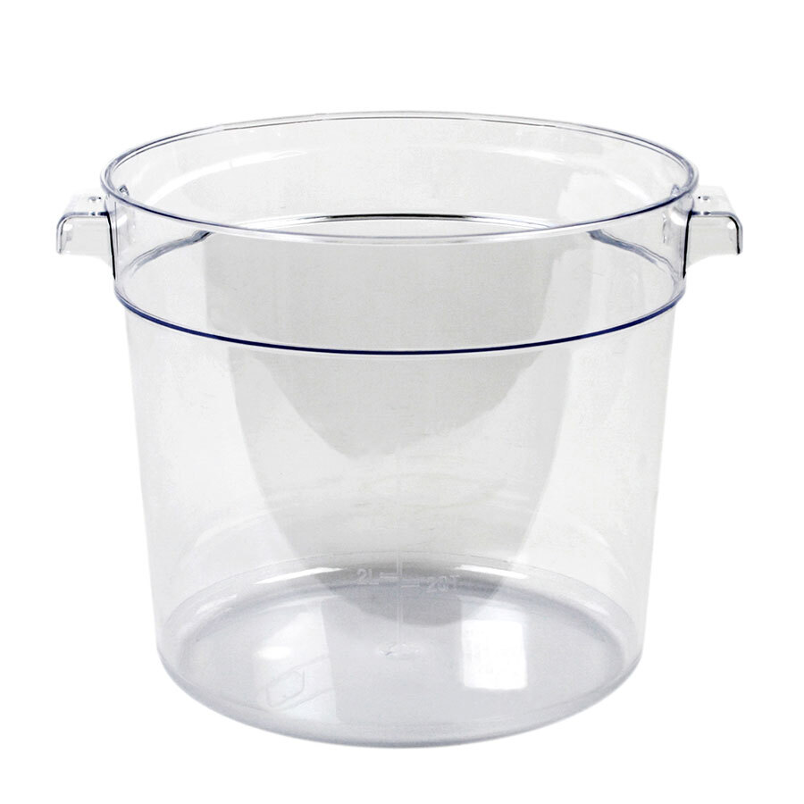 6 Qt. Clear Round Food Storage Container
