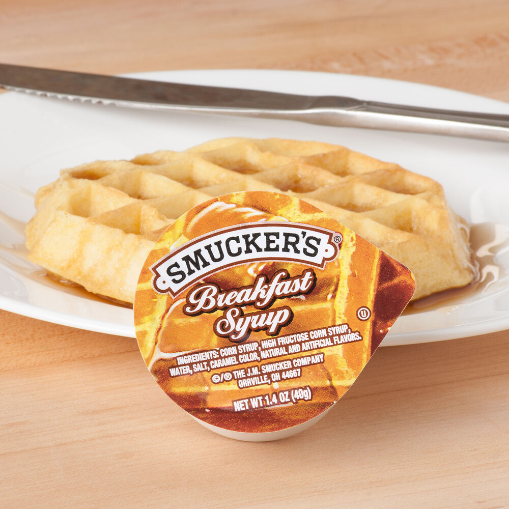 Smucker's Breakfast Syrup 1.4 oz. Portion Cup 100/Case