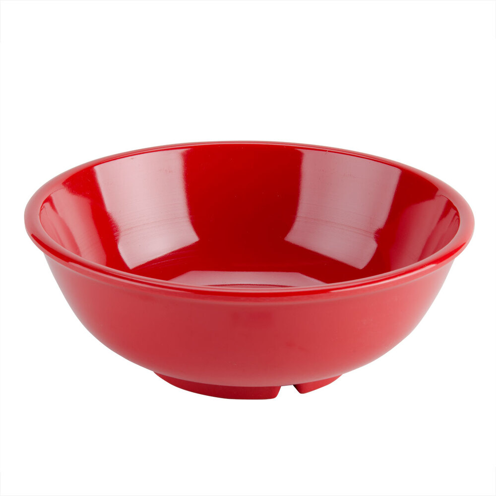 Pure Red 32 oz. Melamine Salad Bowl 12 / Pack