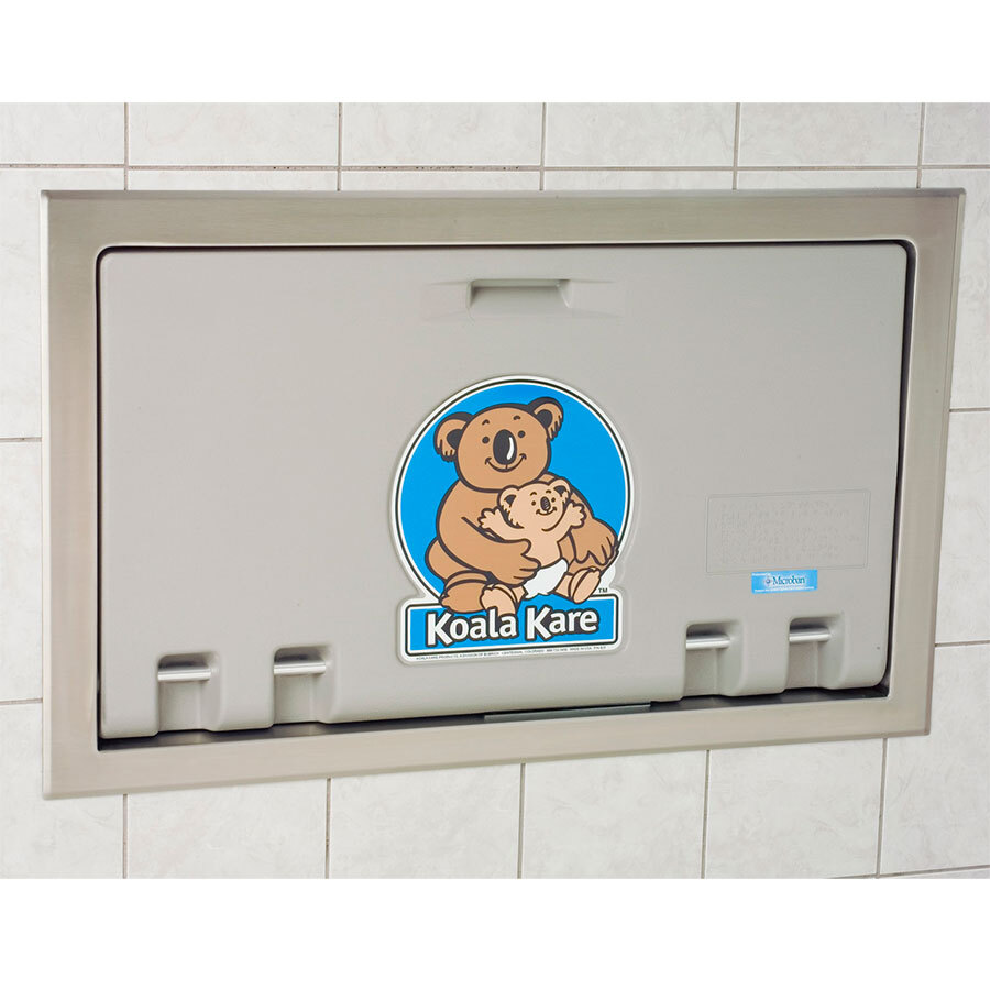 Koala Kare KB10001ST Horizontal Recessed Mounted Baby Changing Station