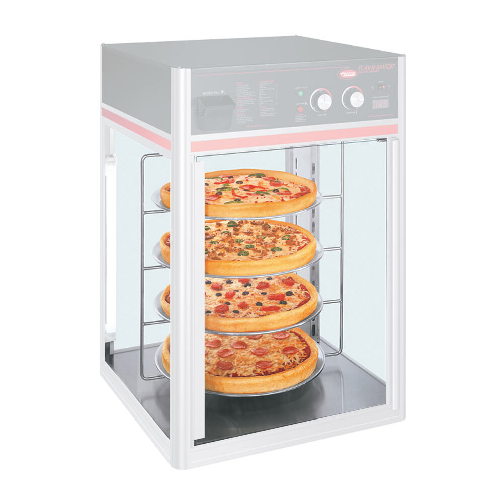 Hatco FSDT4TCR 4Tier Circle Display Rack With Pizza Pan Retainers for
