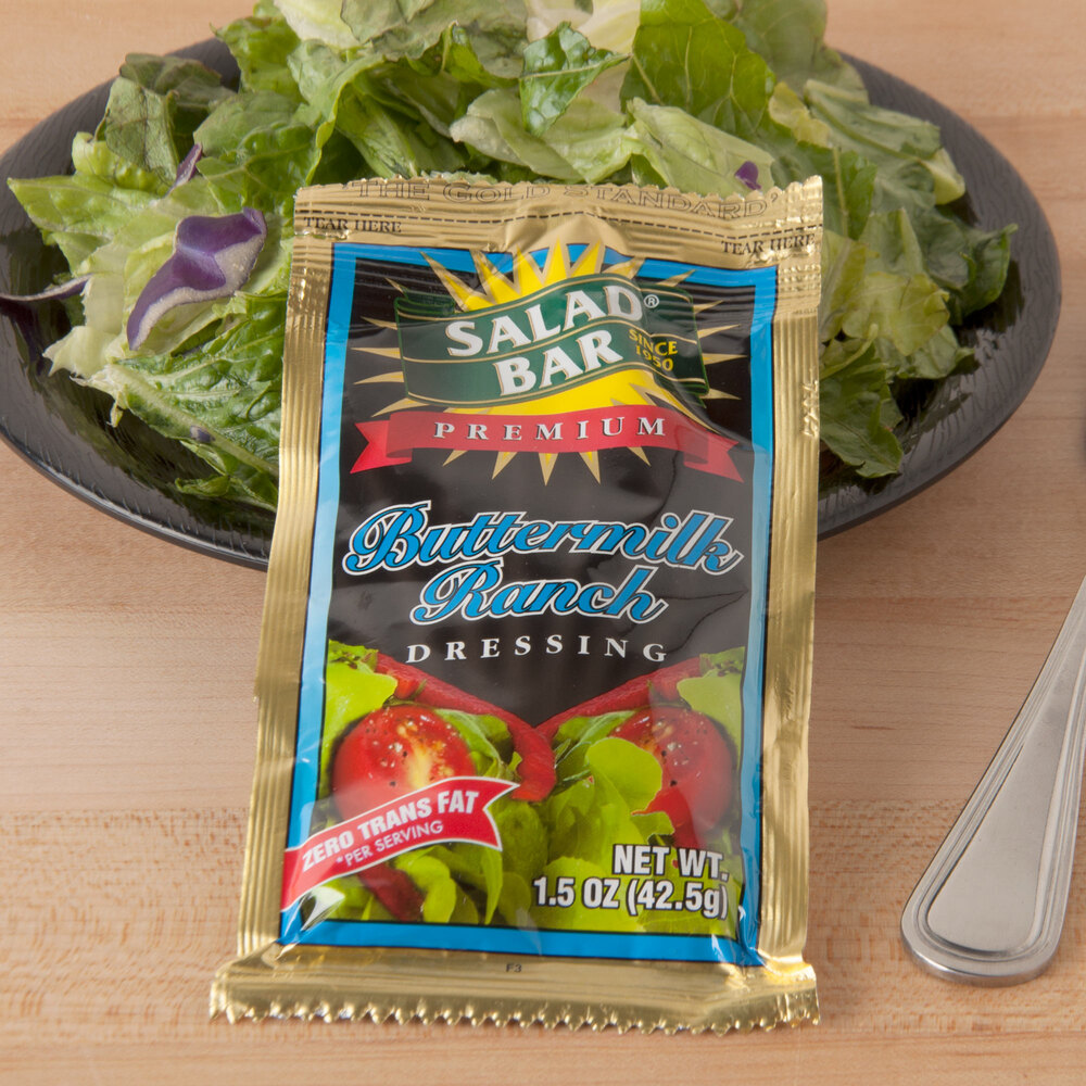 Salad Bar Buttermilk Ranch Dressing (60) 1.5 oz. Portion Packets