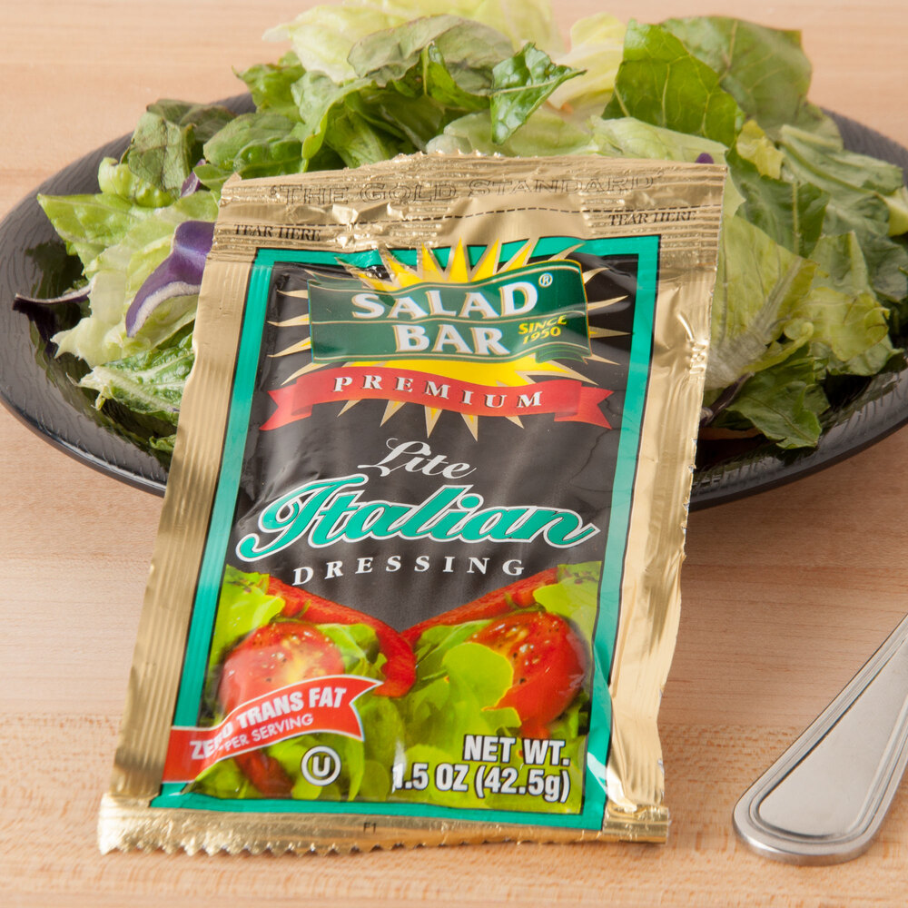 Salad Bar Lite Italian Dressing (60) 1.5 oz. Portion Packets / Case