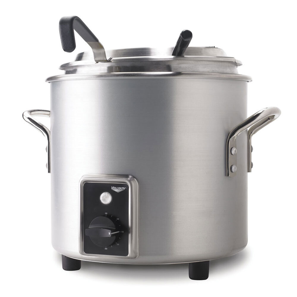 Vollrath 7217210 Natural Finish Retro 11 qt. Stock Pot Kettle