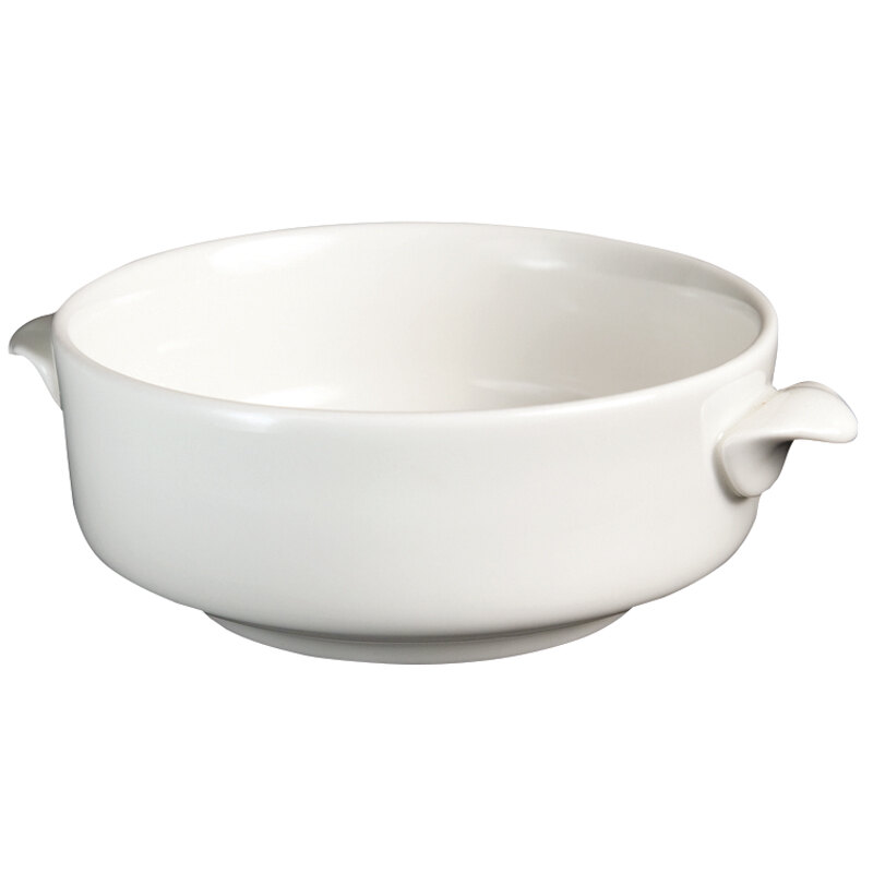 Homer Laughlin 6516000 9 oz. Bright White Undecorated Ameriwhite