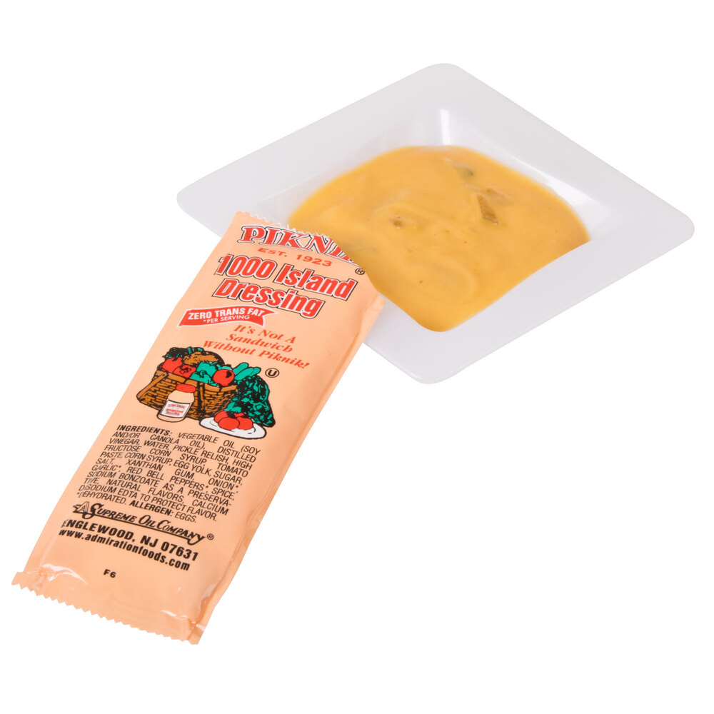 Piknik Thousand Island Dressing (200) 12 Gram Portion Packets / Case