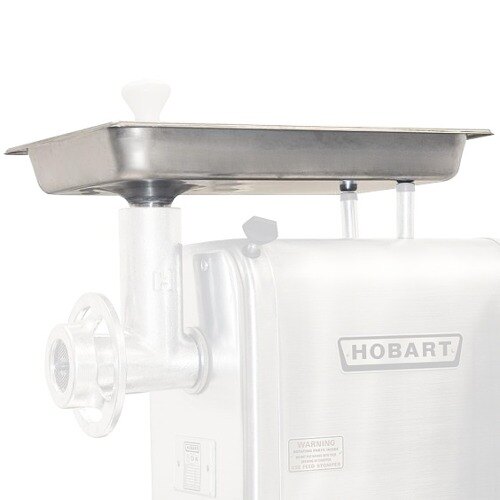 Hobart 12/22PNSST Stainless Steel Rectangular Feed Pan for 12 and 22
