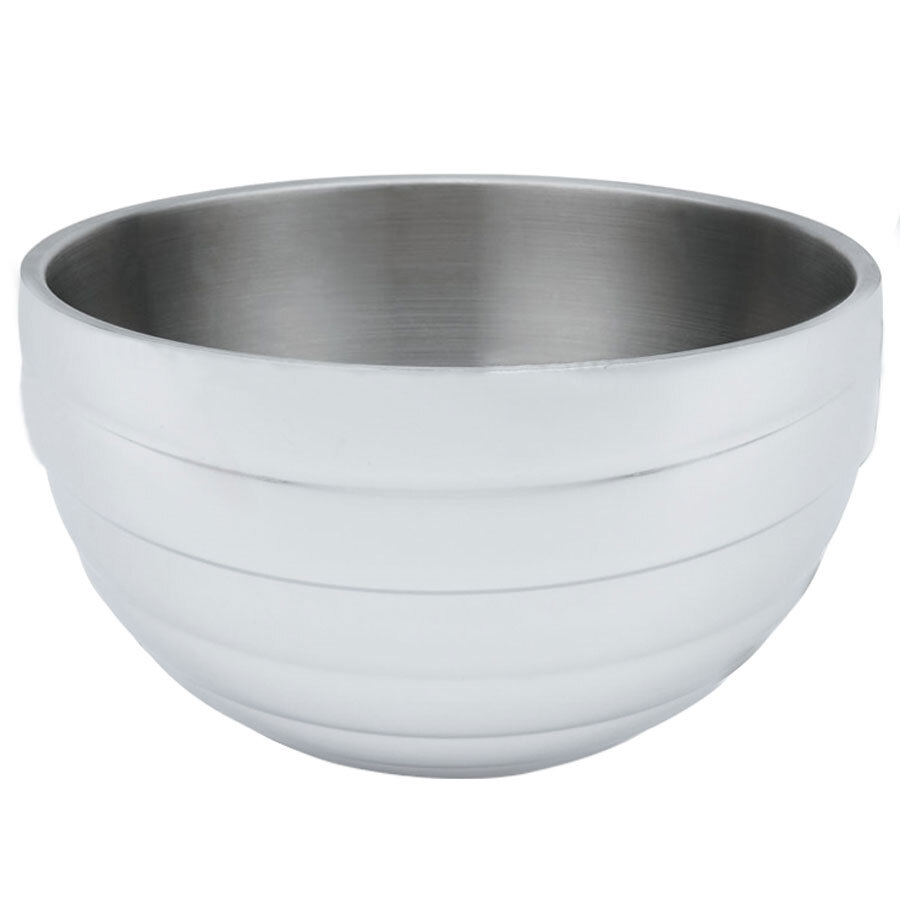 Vollrath 46569 Double Wall Round Beehive 10 Qt. Serving Bowl