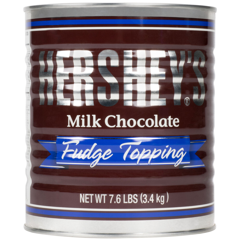 HERSHEY'S® Milk Chocolate Fudge Topping 10 Can