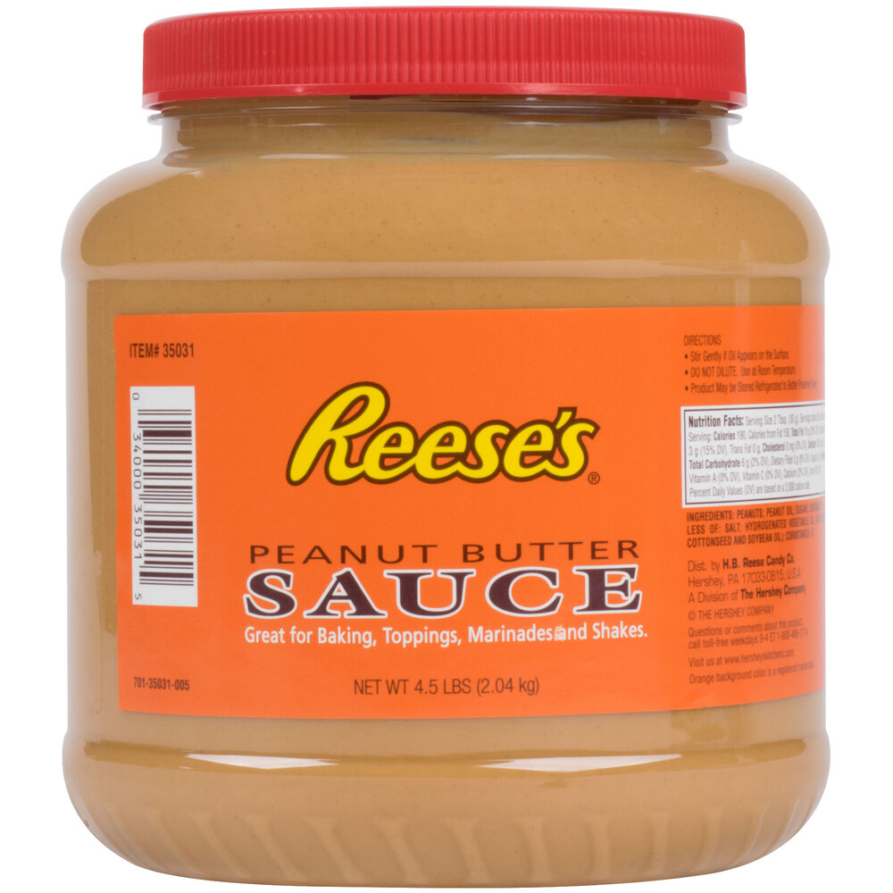 REESE'S® Peanut Butter Sauce 4.5 lb. Jar