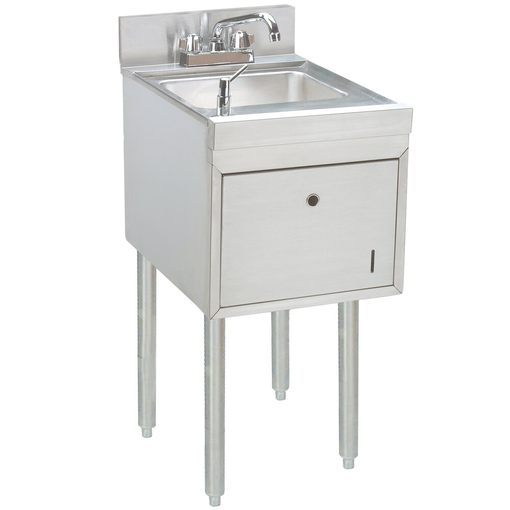 Advance Tabco SC15TS Stainless Steel Underbar Hand Sink with Soap