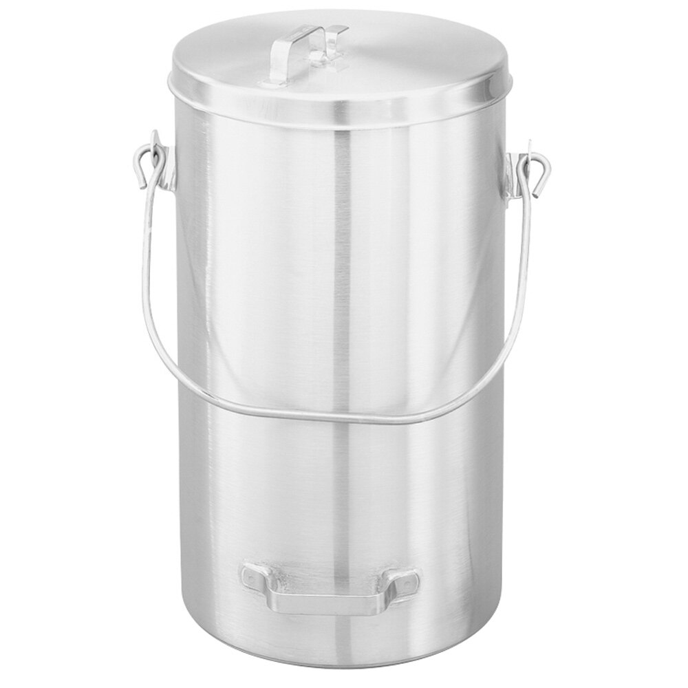 Vollrath 59200 20 qt. Stainless Steel Covered Ice Cream Pail with Hook