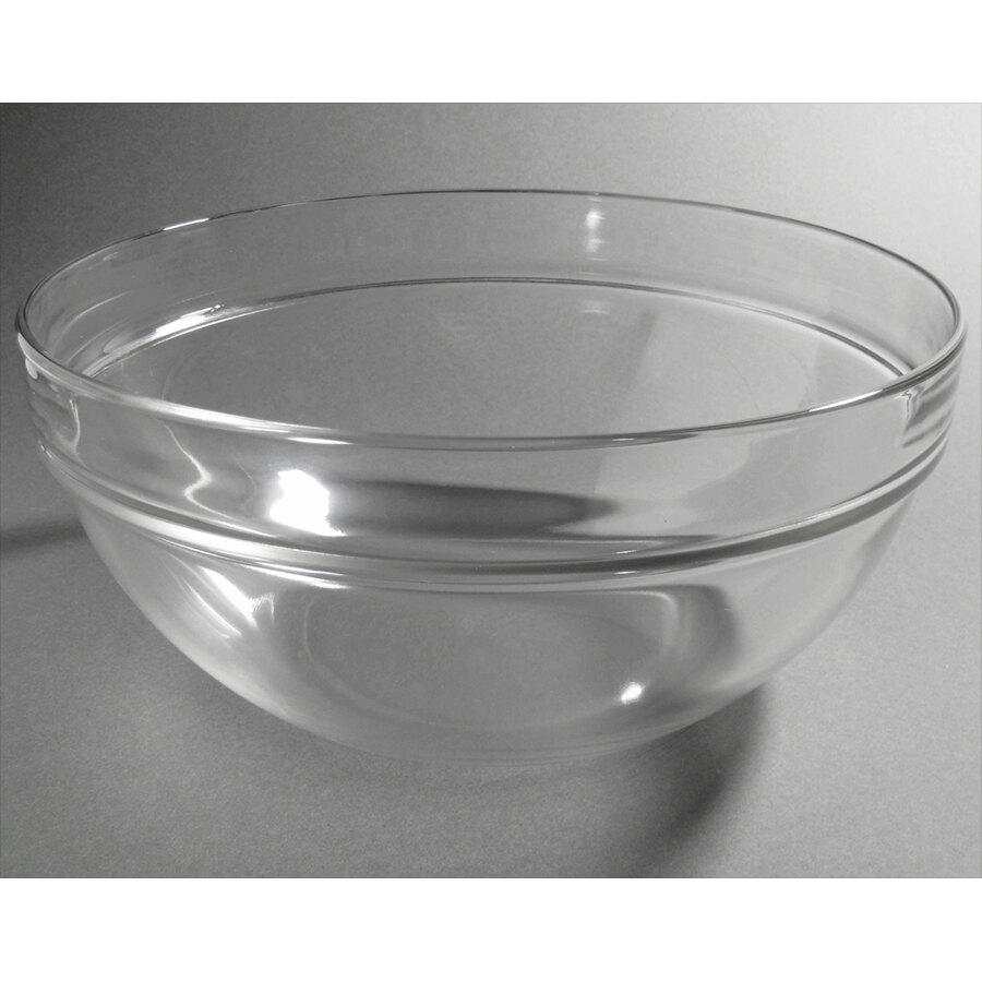 Cardinal Arcoroc 09994 Stackable 4.5 Qt. Glass Ingredient Bowl