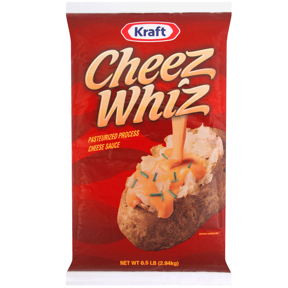 Kraft CHEEZ WHIZ Cheese Sauce 6.5 lb. Bag