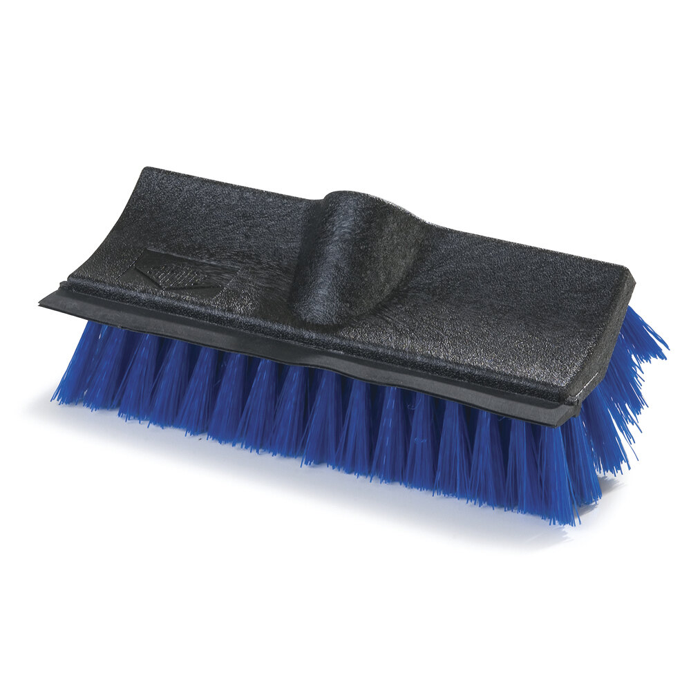 Carlisle 36190 10" HiLo Floor Scrub Brush with Squeegee