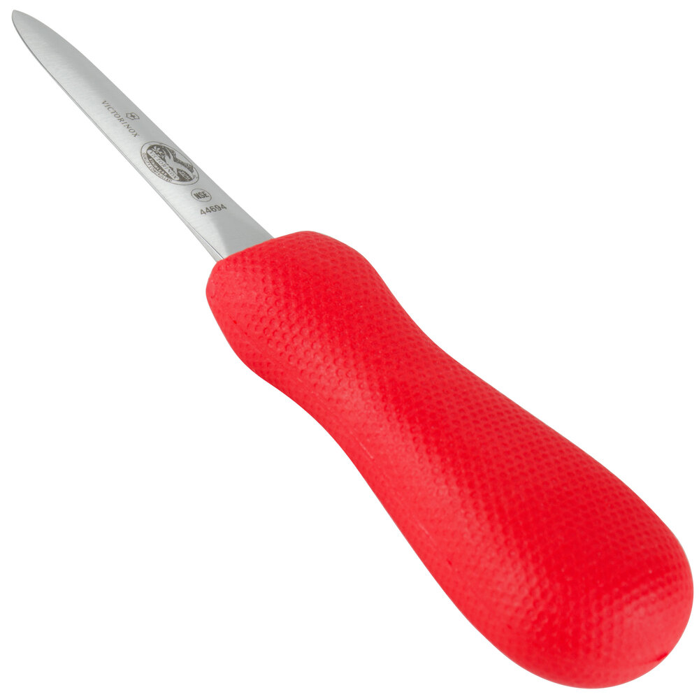 Victorinox 44694 3" Stainless Steel Boston Style Narrow Oyster Knife