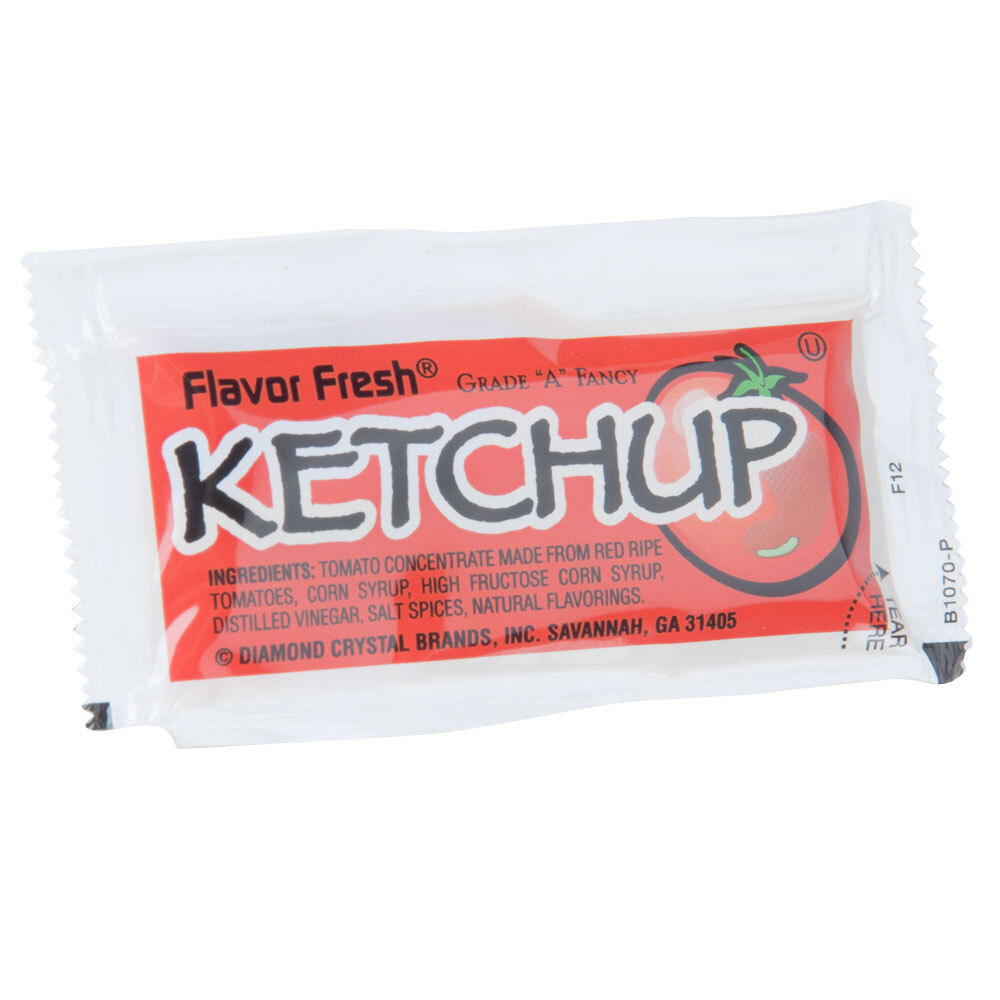 Ketchup 7 Gram Portion Packet 500/Case