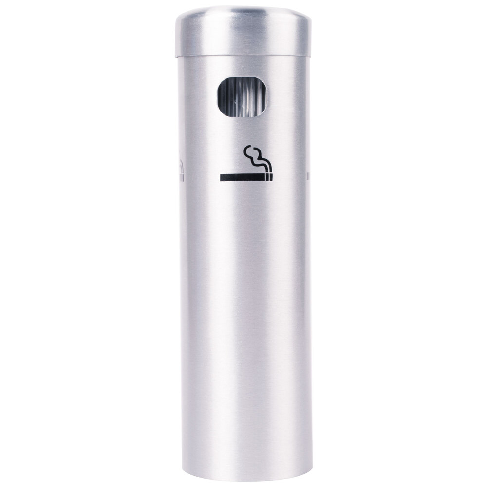 Aarco Satin Wall Mounted Cigarette / Ash Receptacle SS15W
