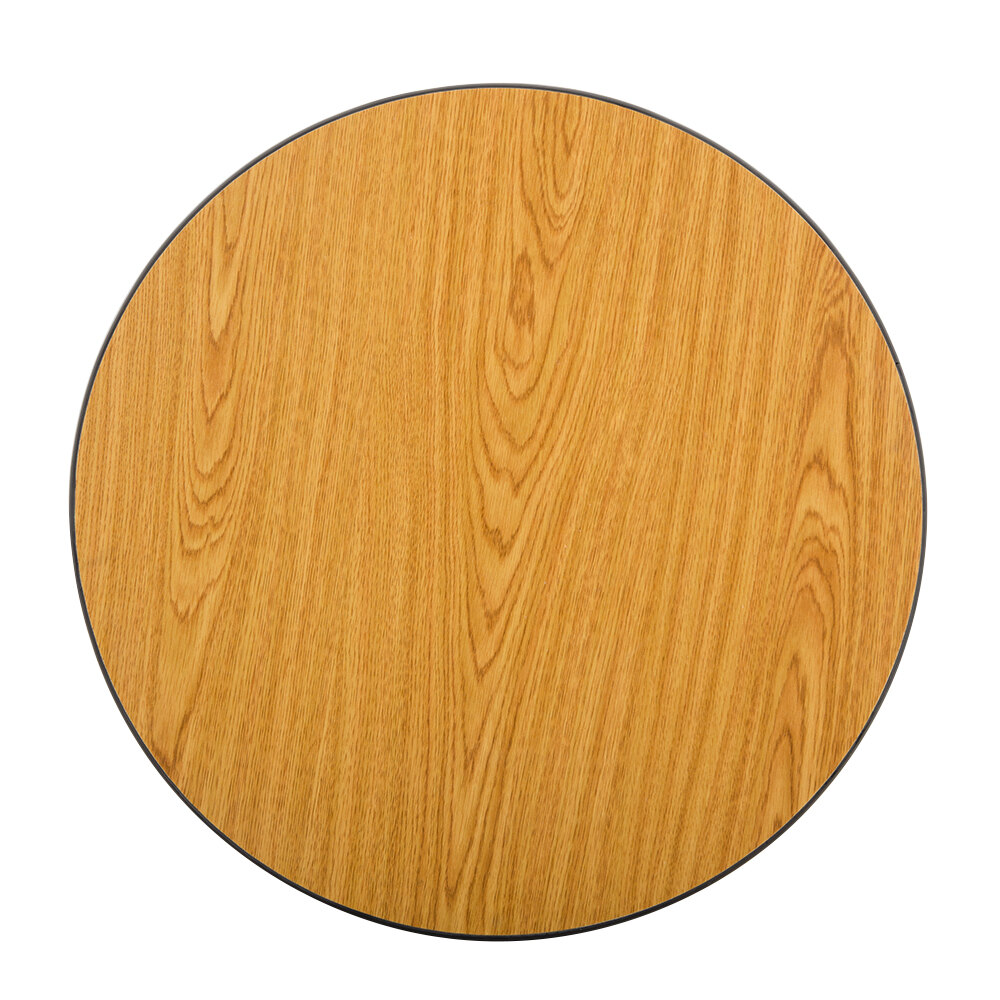 Lancaster Table & Seating 24" Laminated Round Table Top Reversible