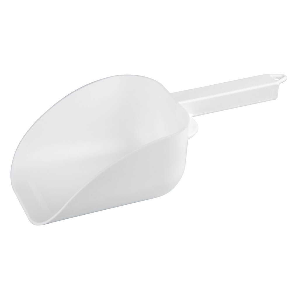 32 oz. White Plastic Scoop