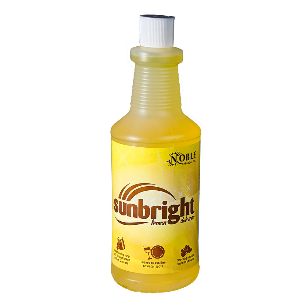 Noble Chemical Sunbright 32 oz. Pot and Pan Dishwashing Liquid Ecolab