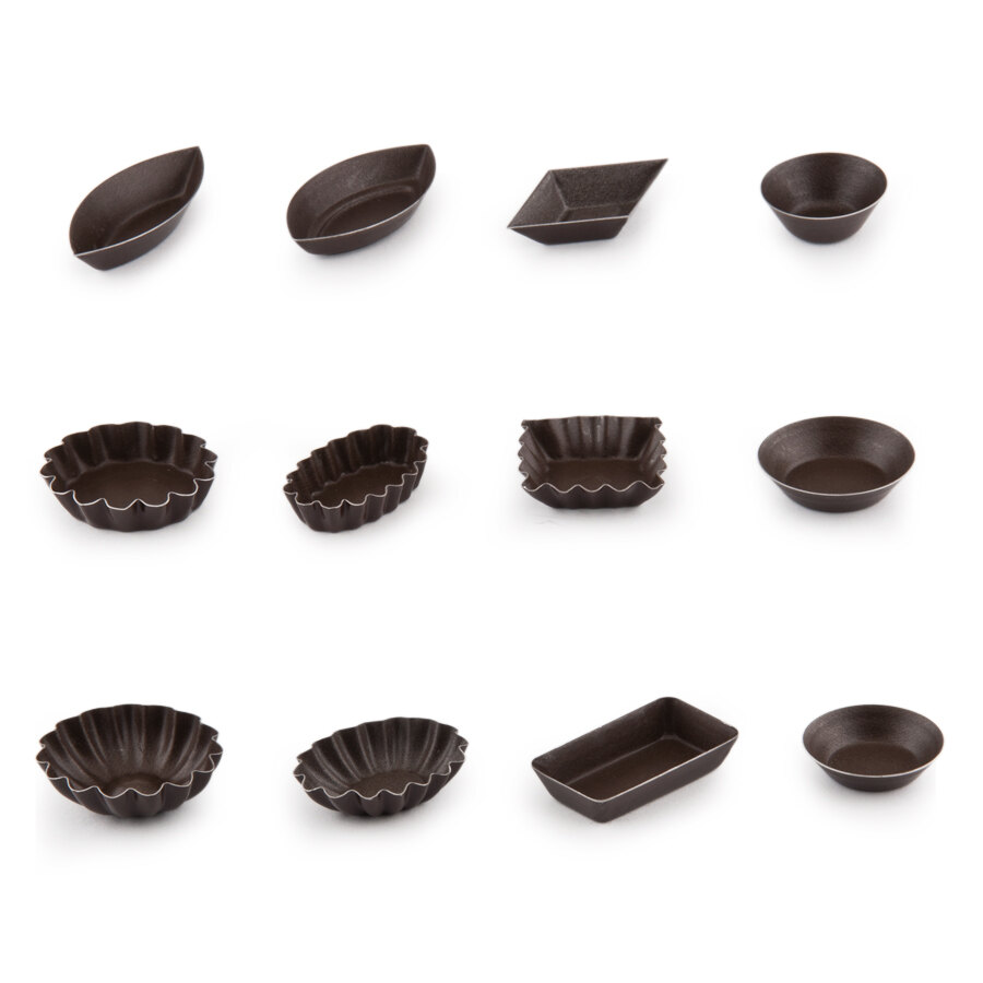 Nonstick Tartlet Mold / Petit Four Mold 60 Piece Set