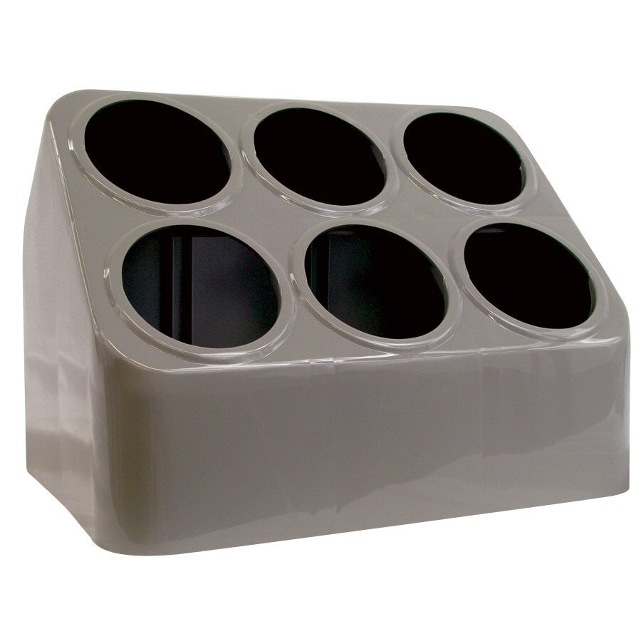 Vollrath 52644 Six Hole Plastic Silverware Cylinder Holder