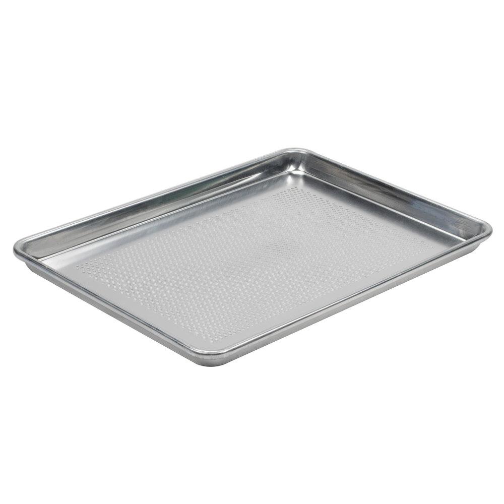 Choice Half Size 18 Gauge Aluminum Bun / Sheet Pan with Perforated