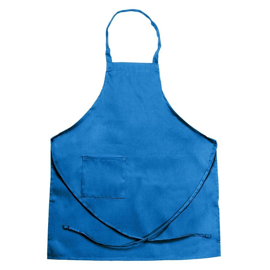 Chef Revival 601BACRB Customizable FullLength Royal Blue Bib Apron