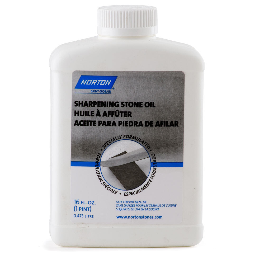 Norton Mineral Oil For Knife Sharpening Stones, Pint