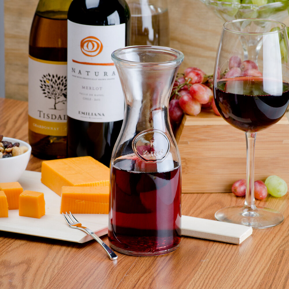 Libbey 97001 17 oz. Glass Wine Decanter 12/Case