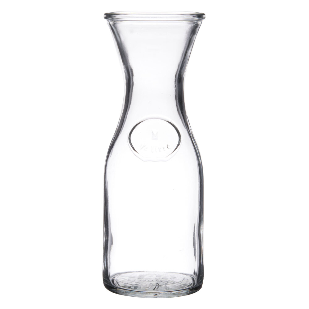 Libbey 97001 0.5 Liter (17 oz.) Glass Wine Decanter 12 / Case