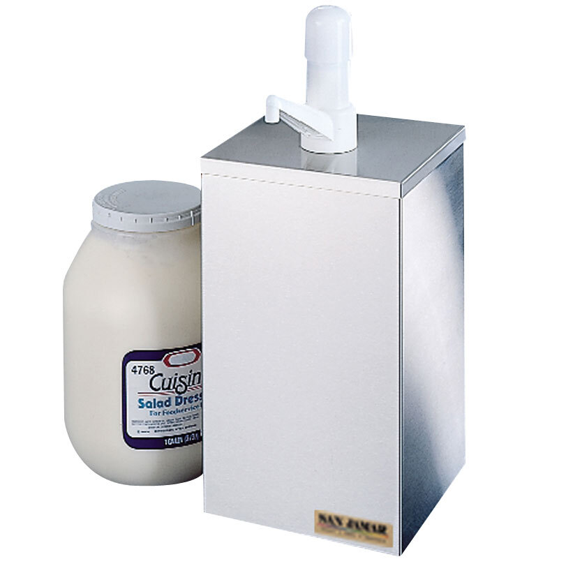 San Jamar P9800 1 Gallon Jar Condiment Pump Box