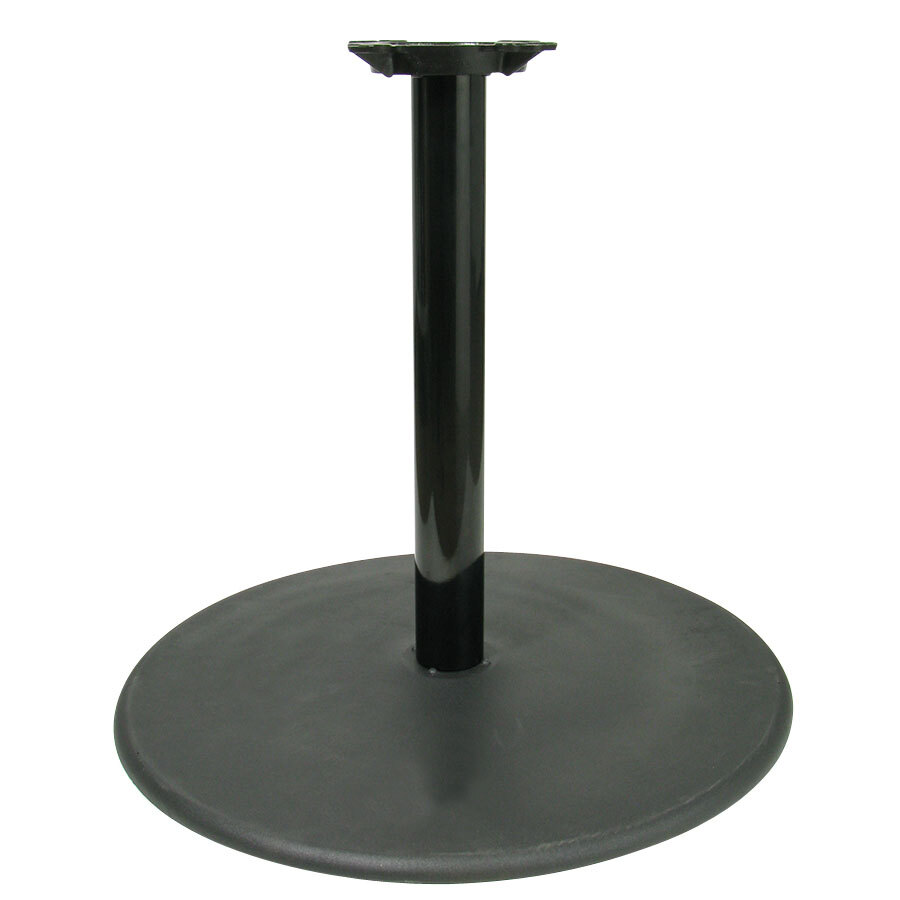 30 inch Round Black Metal Table Base