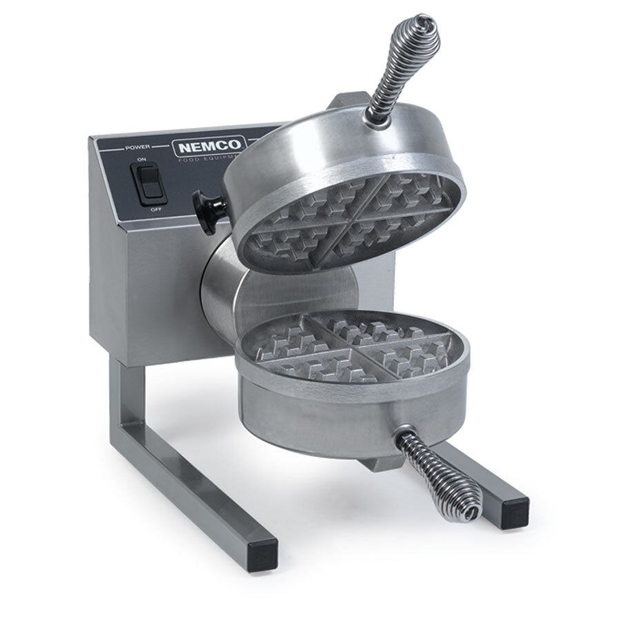 Nemco 7020 Belgian Waffle Maker with Removable Grids 120V