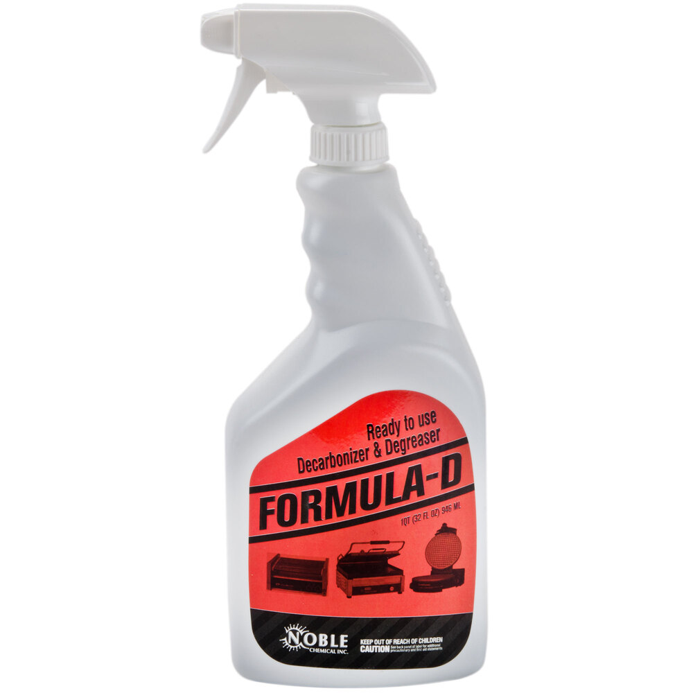 32 oz. Noble Chemical Formula D Ready to Use Decarbonizer and Degreaser Ecolab® 29777 Alternative
