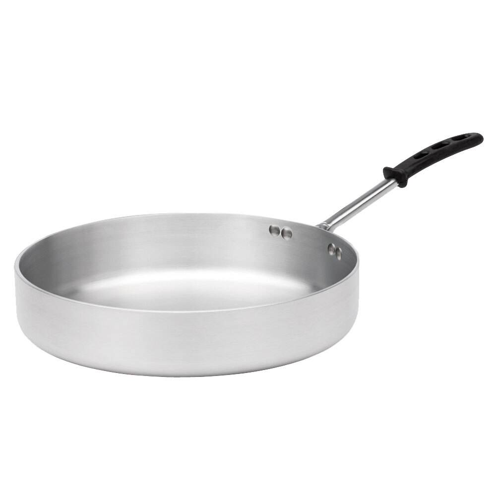 Vollrath 67733 WearEver 3 Qt. Straight Sided Aluminum Saute Pan with