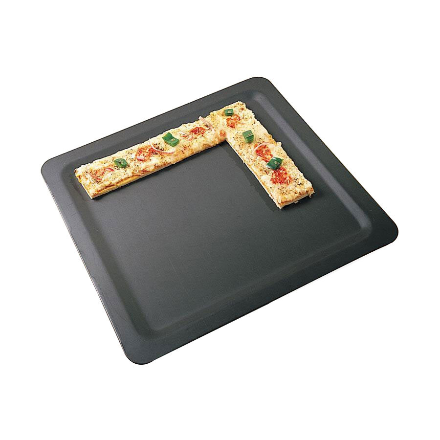 American Metalcraft HCSQ1210 12" x 12" x 1" Square Hard Coat Pizza Pan