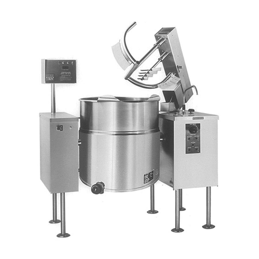 Cleveland MKEL100T 100 Gallon Tilting Steam Jacketed Mixer Kettle