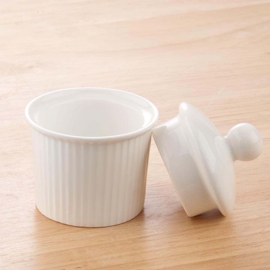 Cardinal R0734 3.25 oz. White China Mini Souffle Appetizer Dish 24 / Case