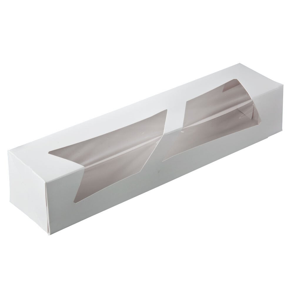 18" x 4" x 3 1/2" White AutoPopup Window Cake / Bakery Box 200 / Bundle
