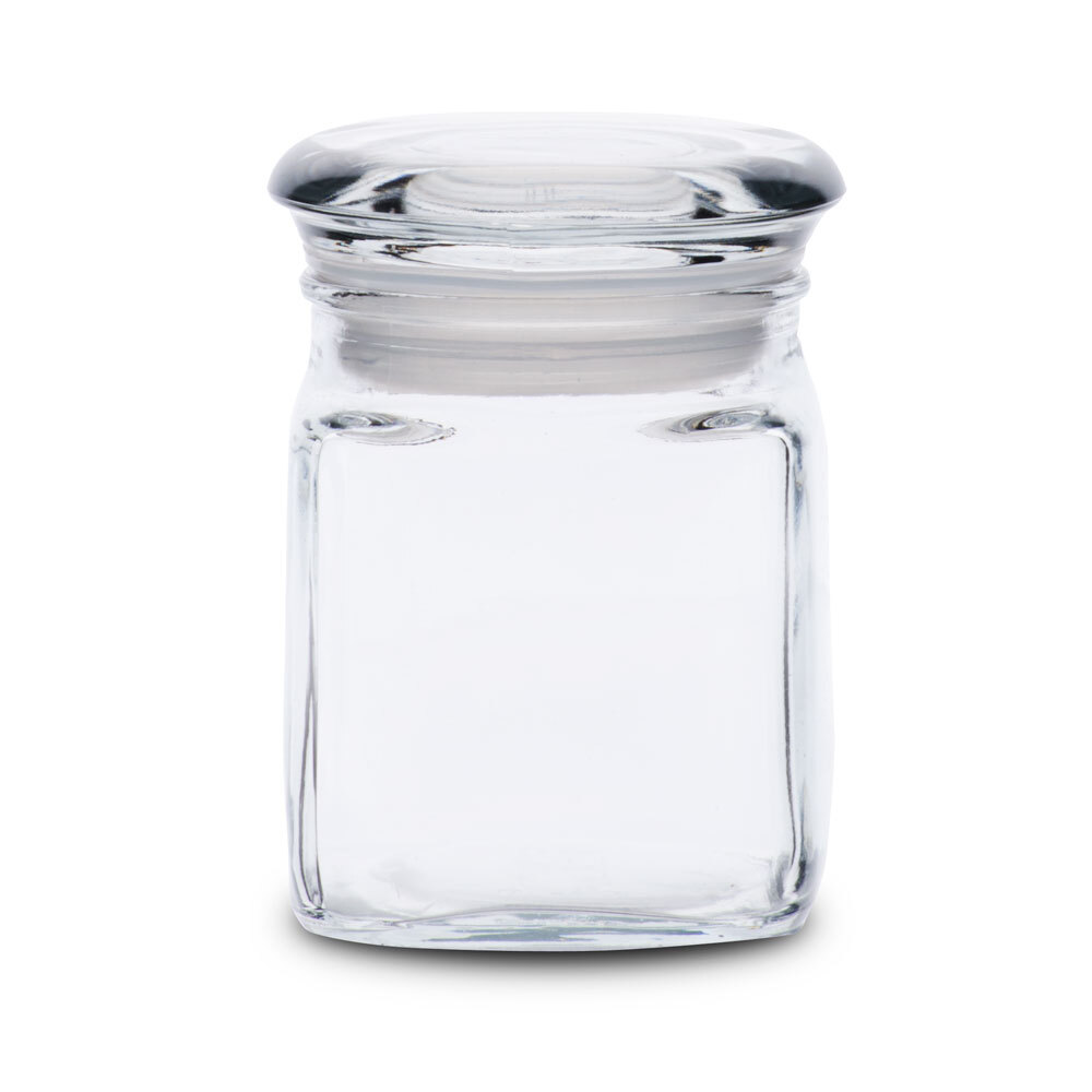 Oz Square Glass Spice Jars Oz Square Glass Spice Jars