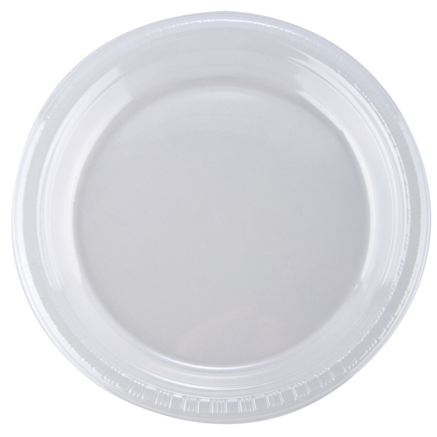 7" Clear Plastic Plate 50 / Pack
