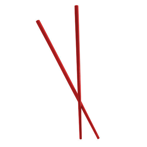 Town 51316R Red Plastic Chopsticks, Pair 10/Pack