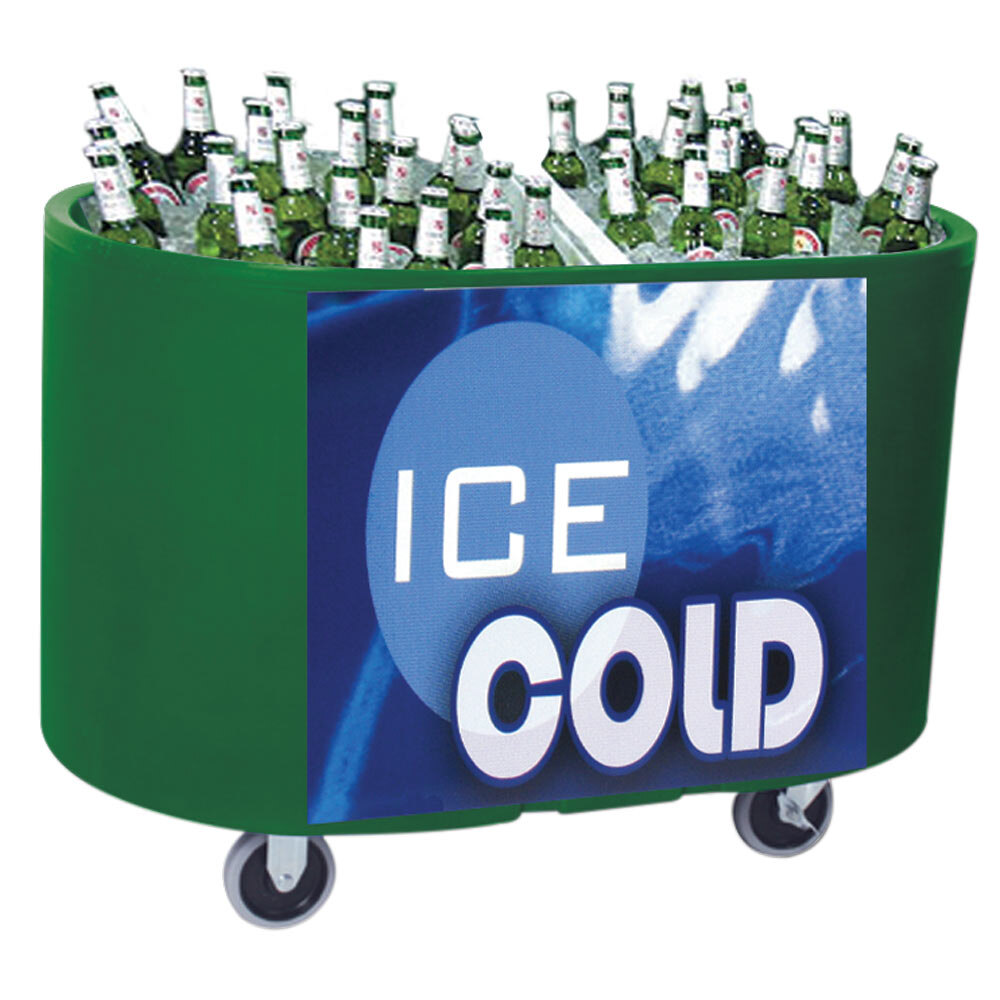Green Texas Tanker 1060 Portable Insulated Ice Bin / Beverage Cooler