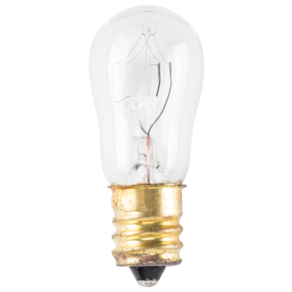 6 Watt Clear Indicator Light Bulb 10/Pack