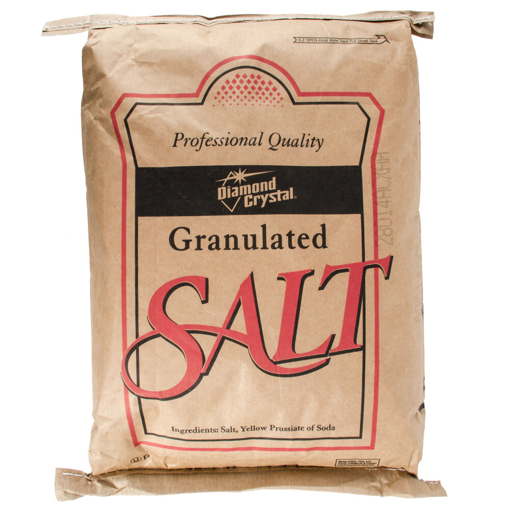 Diamond Crystal Bulk NonIodized Table Salt 25 lb.
