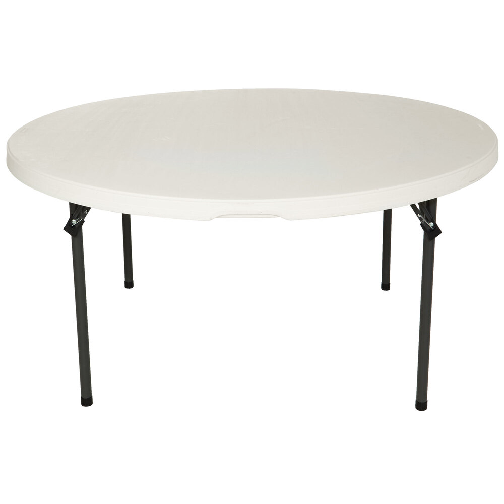 Lifetime Round Folding Tables 60 Top Furnitures Reference For Home Lifetime Round Folding Tables 60 480435 Almond Plastic Table 4