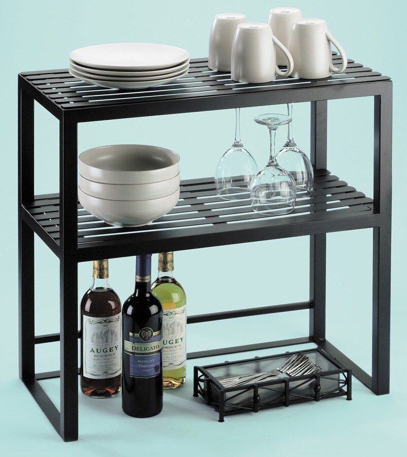 CalMil 1254 Mission Two Tier Iron Hutch 24" x 12" x 24"